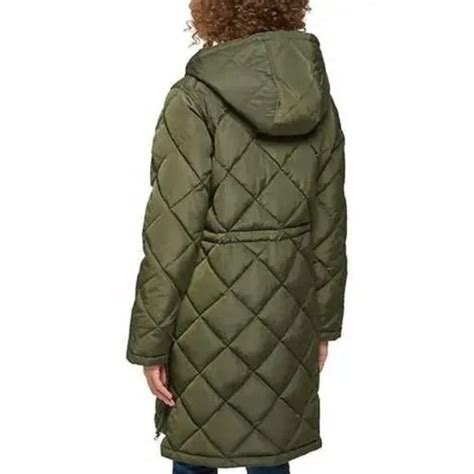 Levis Jackets And Coats Nwt Levis Quilted Parka Jacket With Plush Hood Army Green Size Xl