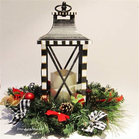 Christmas Lantern Swags Etsy