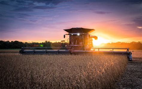 Fendt Ideal Wheat Harvesting 2020 Combines Combine Sunset Combine