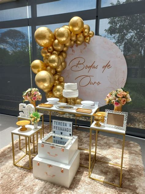 Decoração Bodas de Ouro Elo7 Produtos Especiais