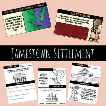 Jamestown Settlement Notes Powerpoint By A Blissful Adventure Tpt