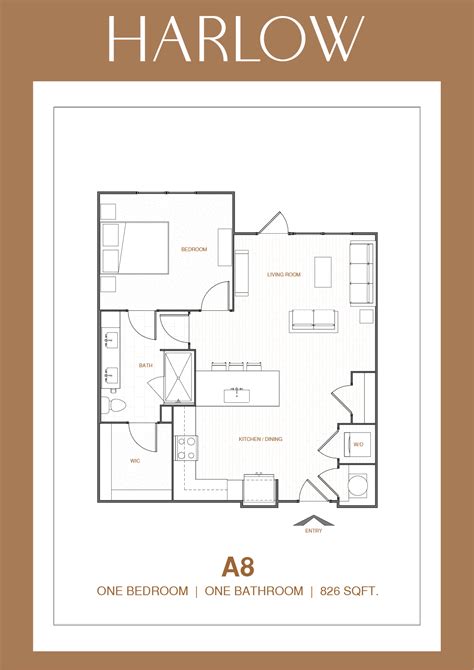 Smyrna Apartments Floor Plans | 1 & 2 Bedroom Harlow Apartment