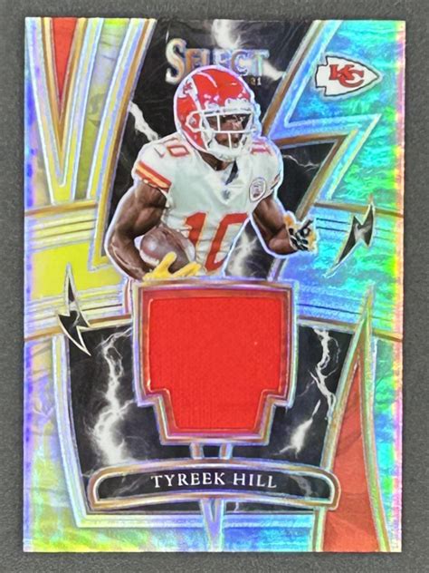 Tyreek Hill 2021 Select Sparks Materials Prizm 19 12 99 Pristine