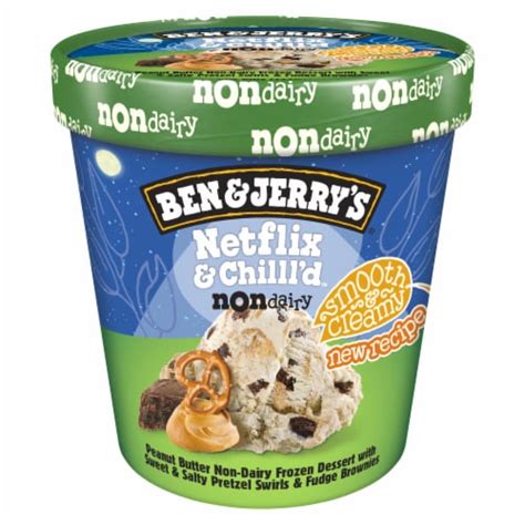 Ben And Jerry S Non Dairy Netflix And Chilll’d™ Peanut Butter Frozen Dessert 16 Oz Fry’s Food Stores