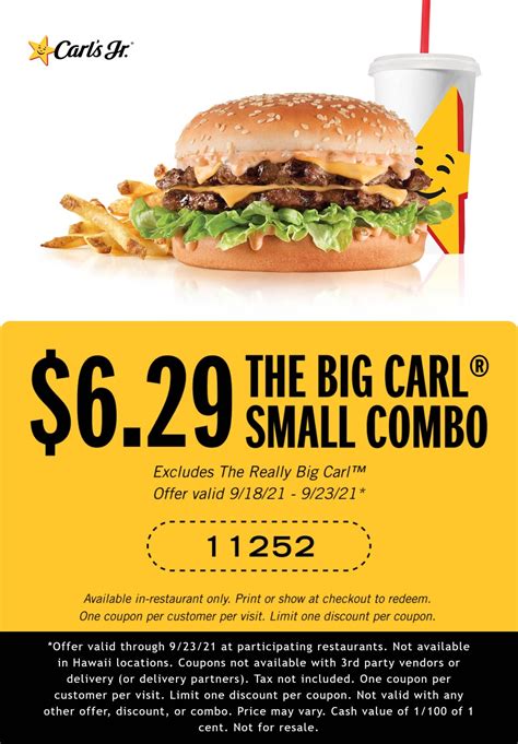 Carl\’s Jr Coupons Printable Pdf - Practice Worksheet