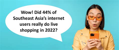 Live Shopping User Penetration In Southeast Asia Cube Asia