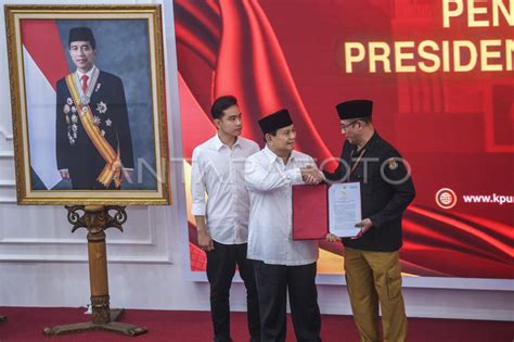 KPU Tetapkan Prabowo Gibran Presiden Dan Wakil Presiden Terpilih