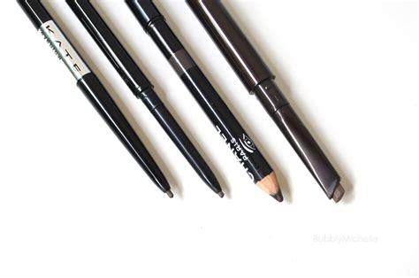 A brow pencil comparison (Review and swatches) – Bubbly Michelle