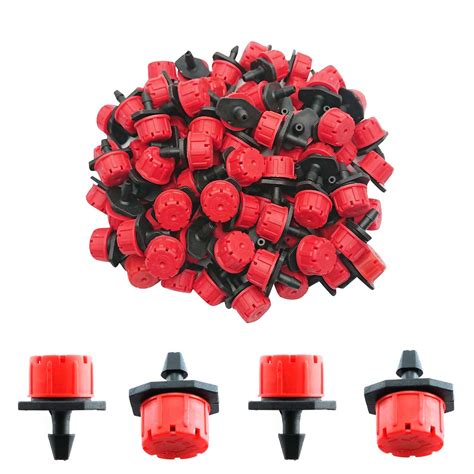 BEADNOVA Adjustable Drippers For Drip Irrigation 150 Pcs 360 Degree