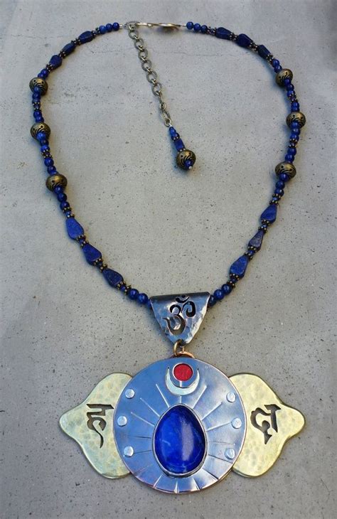 Brow Chakra Necklace With Lapis Lazuli Third Eye Sixth Etsy Chakra