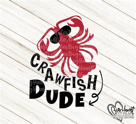 Cute Crawfish Svg