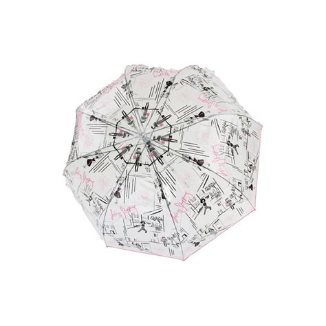 Parapluie Cloche Transparent Liseret Noir Parapluies Transparents