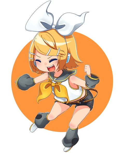 Kagamine Rin Vocaloid Drawn By Inu8neko Danbooru