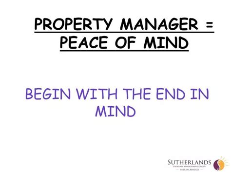 Ppt Begin With The End In Mind Powerpoint Presentation Free Download