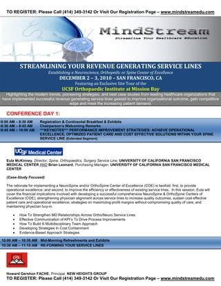 Streamlining Your Revenue Generating Service Lines Pdf