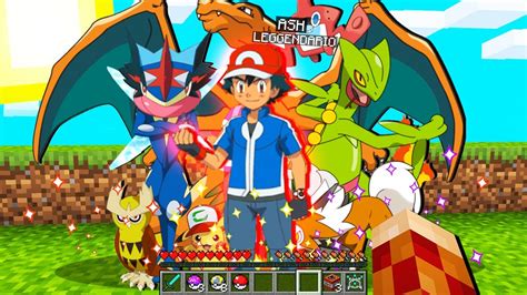 Sconfiggo Ash Boss Leggendario Nella Pixelmon Su Minecraft Ita Youtube