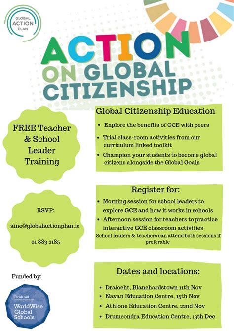 Free School Leader And Teacher Training For Global Citizenship Education