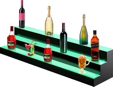 Vevor Led Lighted Liquor Bottle Display Shelf 60 Inch Led Bar Shelves For Liquor 3