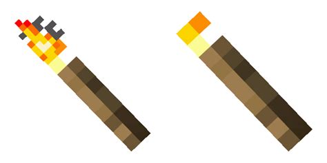 Minecraft Torch Animated Cursor - Sweezy Custom Cursors