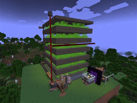 Gantry Based Sugarcane Farm - CreateMod