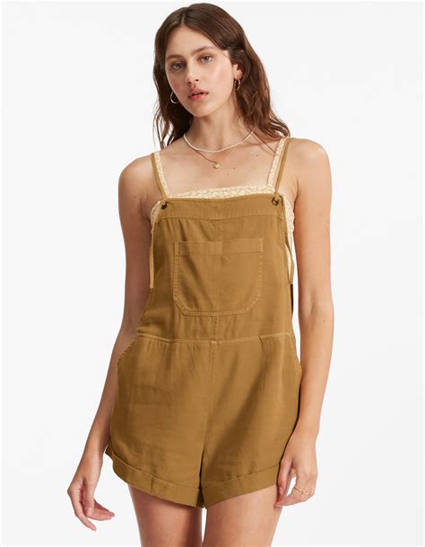 Billabong Wild Pursuit Womens Romper Butterscotch Tillys