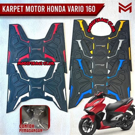 Jual Alas Karpet Vario Abs Cbs Pijakan Kaki Depan Motor Honda Click