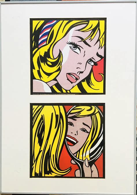 Roy Lichtenstein M Dchen Mit Haarband Und M Dchen Im Spiegel Verkauft