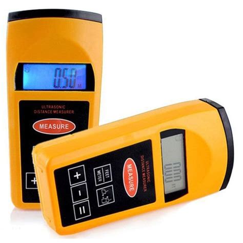 Car Sponge Ultrasonic Distance Measure Meter Laser Pointer For