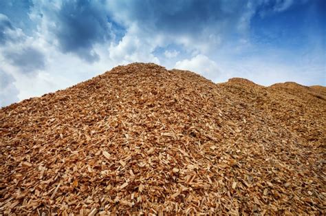 Wood Chip Biomass Fuel Reduce Co Emissions Clean Energy Cotswold