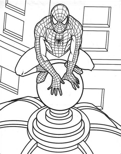 Asidite İdare Etmek Malt Boyama Sayfası Spiderman George Hanbury Sahte