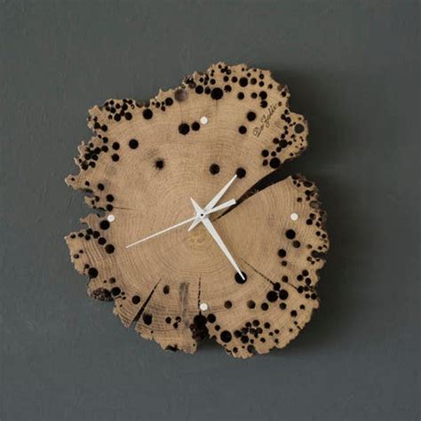 Wooden Wall Clock - Etsy