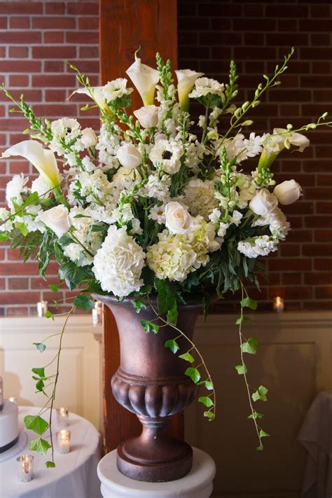 Flower Arrangement With Calla Lilies And Anemones