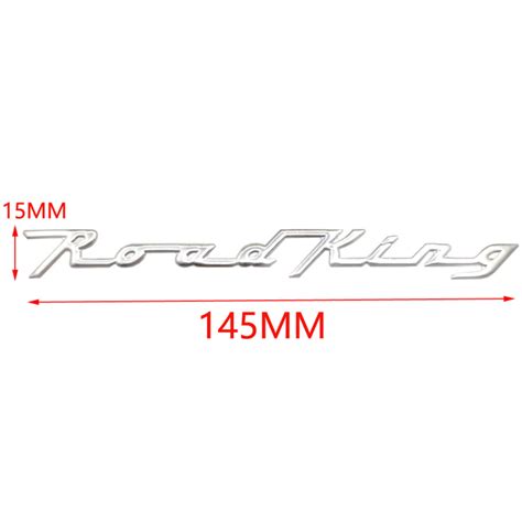 Road King Emblem Chrome Model Decal 3d Custom Parts Badboynl