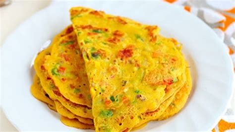 Besan Chilla Recipe Veg Omelette Drishti Darshan