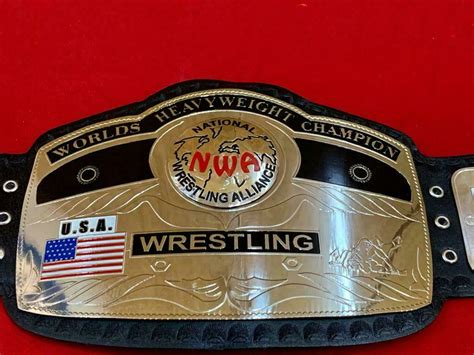 Nwa Domed Globe World Heavyweight Wrestling Champion Belt