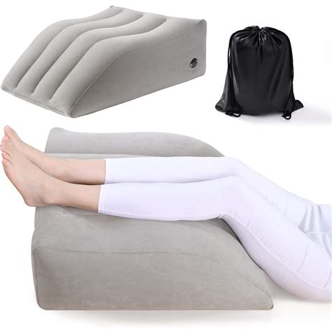 Leg Elevation Pillows Inflatable Leg Pillow For Legs Reduce Swelling