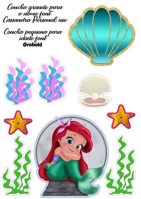 Fotos De Eliane Em Convites Topo Bolo Toppers De Bolo Mermaid Cake