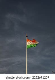 Abstract Indian Flag Hoisting Stock Photo 2252691209 | Shutterstock