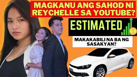 ⭕️magkanu Ang Latest Updated Estimated Kita Ni Reychelle Morales Sa Youtube Youtube