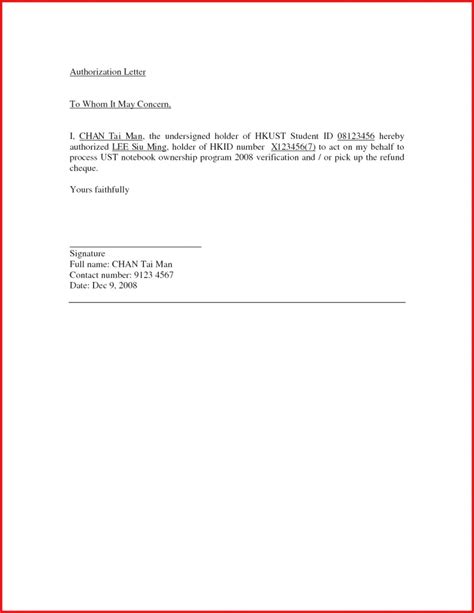 Authorization Letter For Bank Account For Your Needs Letter Templates