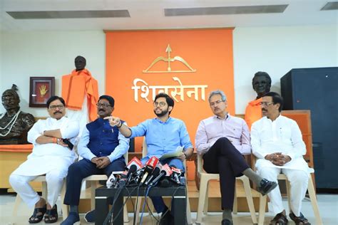 Shiv Sena Leader Yuva Sena Chief Mla Aditya Thackeray Held A Press Conference On Friday And