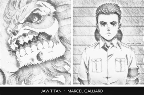 Marcel Galliard Jaw Titan Gif / Zerochan has 26 marcel galliard anime ...