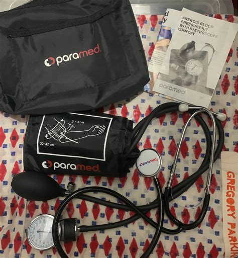 Blood Pressure Kit/Aneroid Blood Pressure Kit w/Stethoscope comfort, Health & Nutrition, Health ...