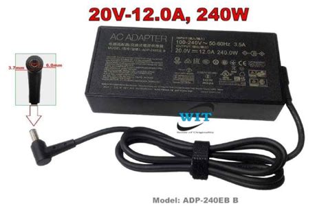 20V 12 0A 240W Port 6 0mmX3 7mm Inside Pin Model ADP 240EB B