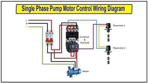 Single Phase Pump Motor Control Wiring Diagram