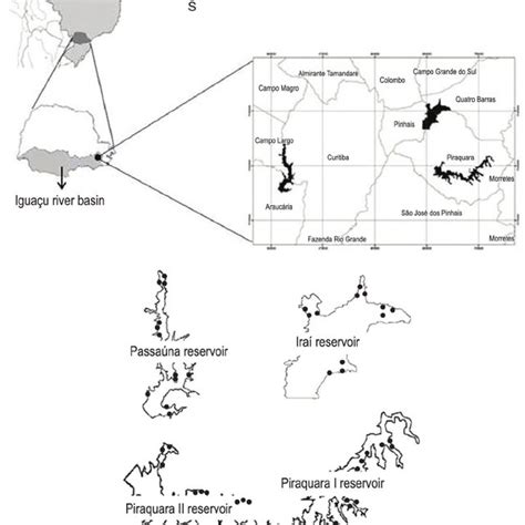 Map showing reservoirs geographical position. | Download Scientific Diagram