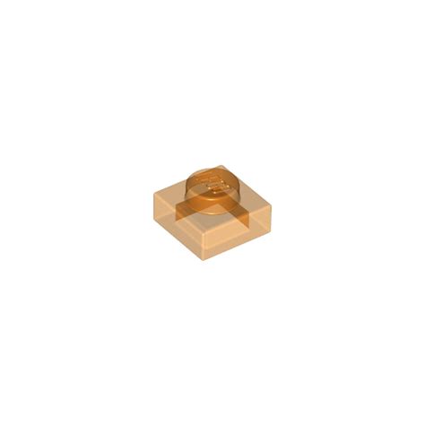 Lego 4542673 Plate 1x1 Orange Transparent