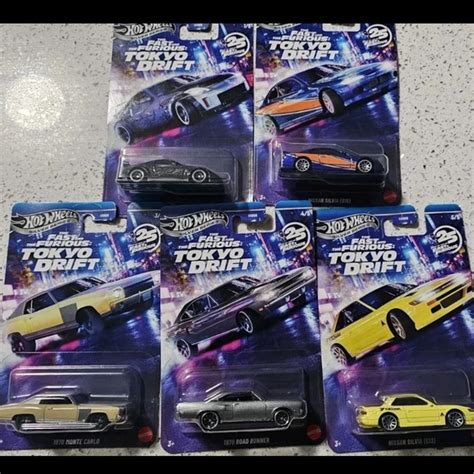 Hot Wheels Toys Hot Wheels Fast Furious Tokyo Drift Silver Series
