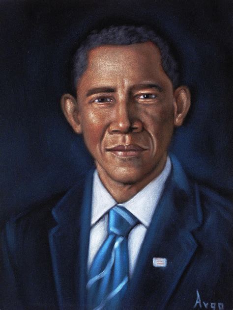 Barack Obama 44th Us President Painting By Argo Fine Art America