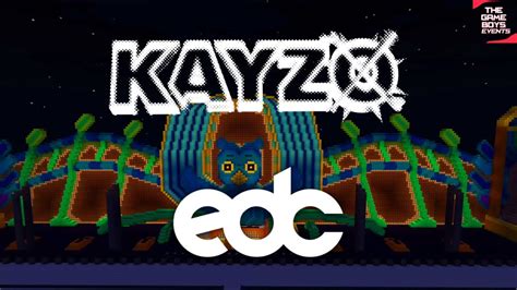 Kayzo Edc Las Vegas Minecraft Edition Kinetic Field Youtube